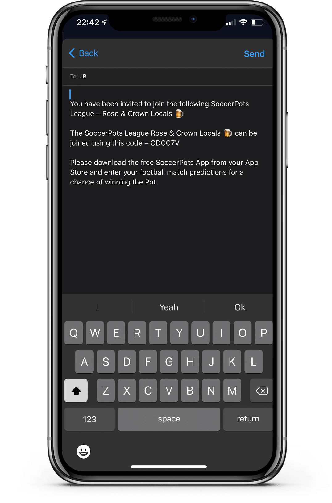 SoccerPots Private League Code Share via WhatsApp SoccerPots Share League Code