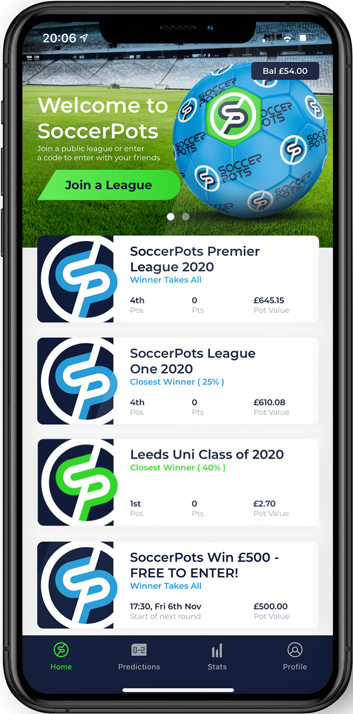 SoccerPots Home Page SoccerPots Homepage